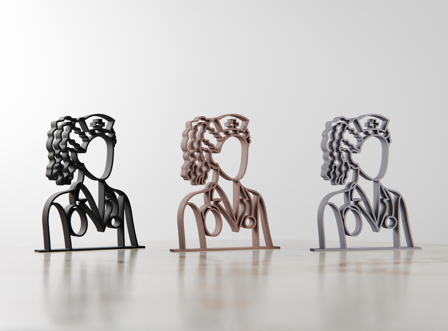 Anatolian Gift BoxNurse 02 - Customized Line Art Figure