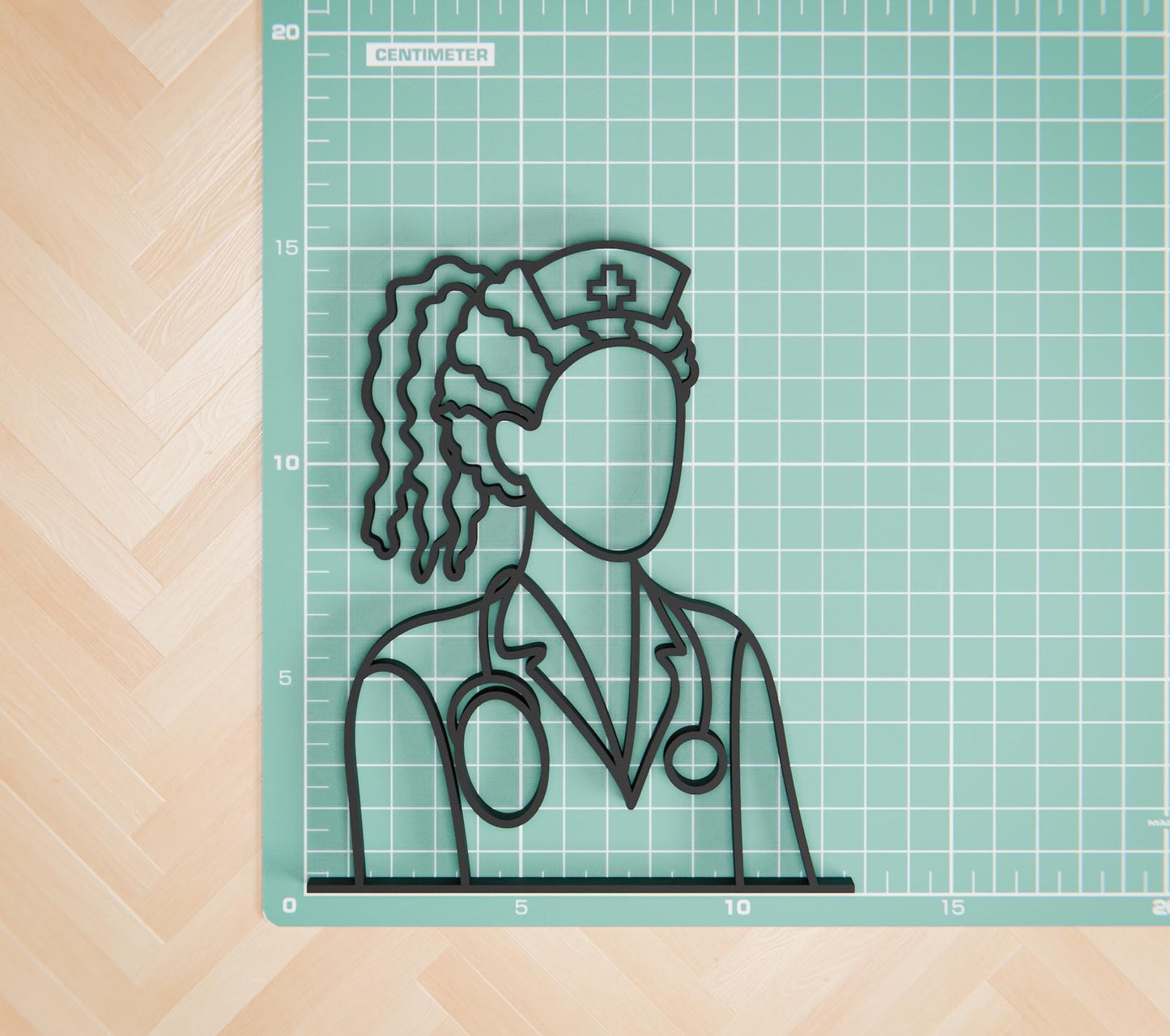 Anatolian Gift BoxNurse 02 - Customized Line Art Figure