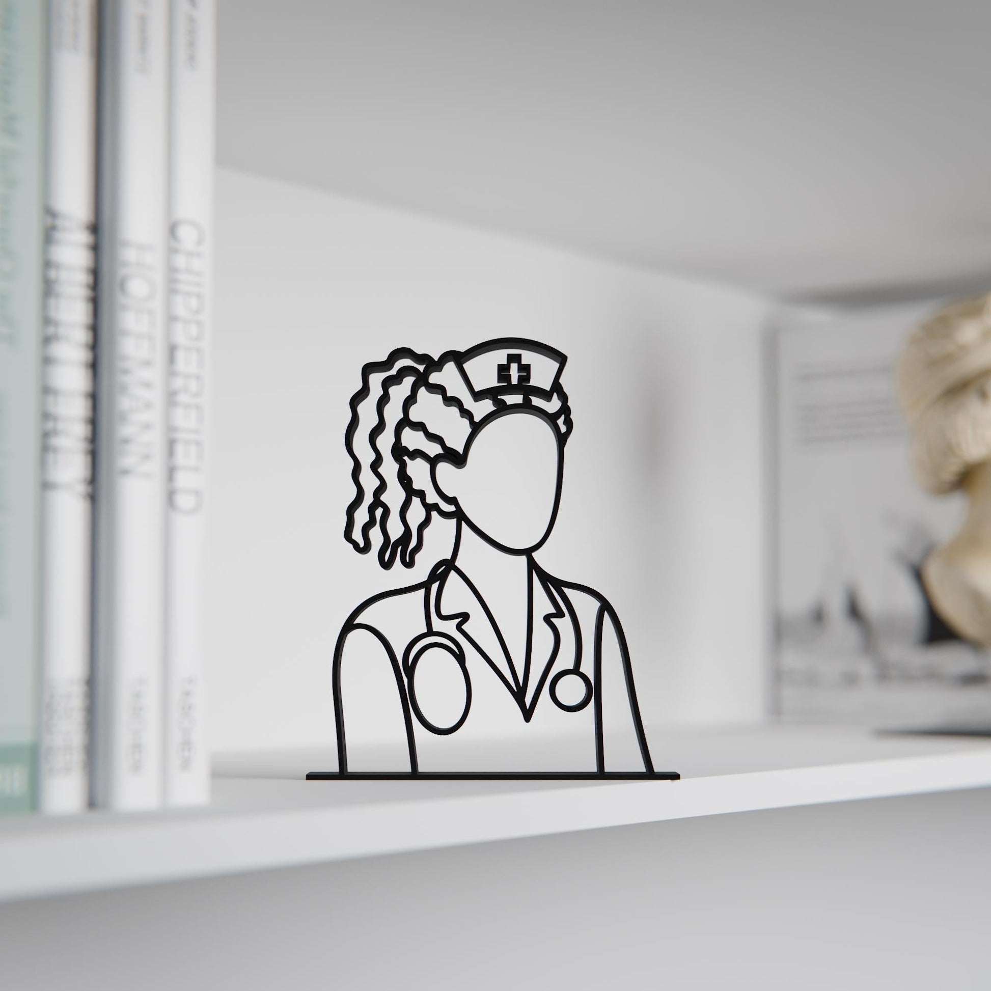 Anatolian Gift BoxNurse 02 - Customized Line Art Figure