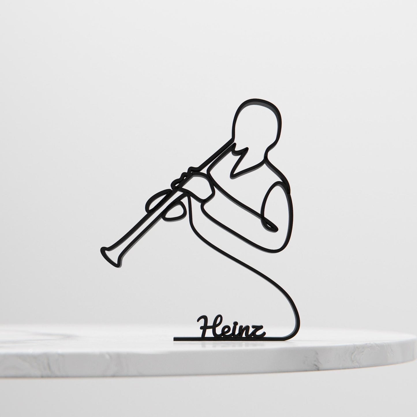 Anatolian Gift BoxOboe Player - Customized Line Art Figure