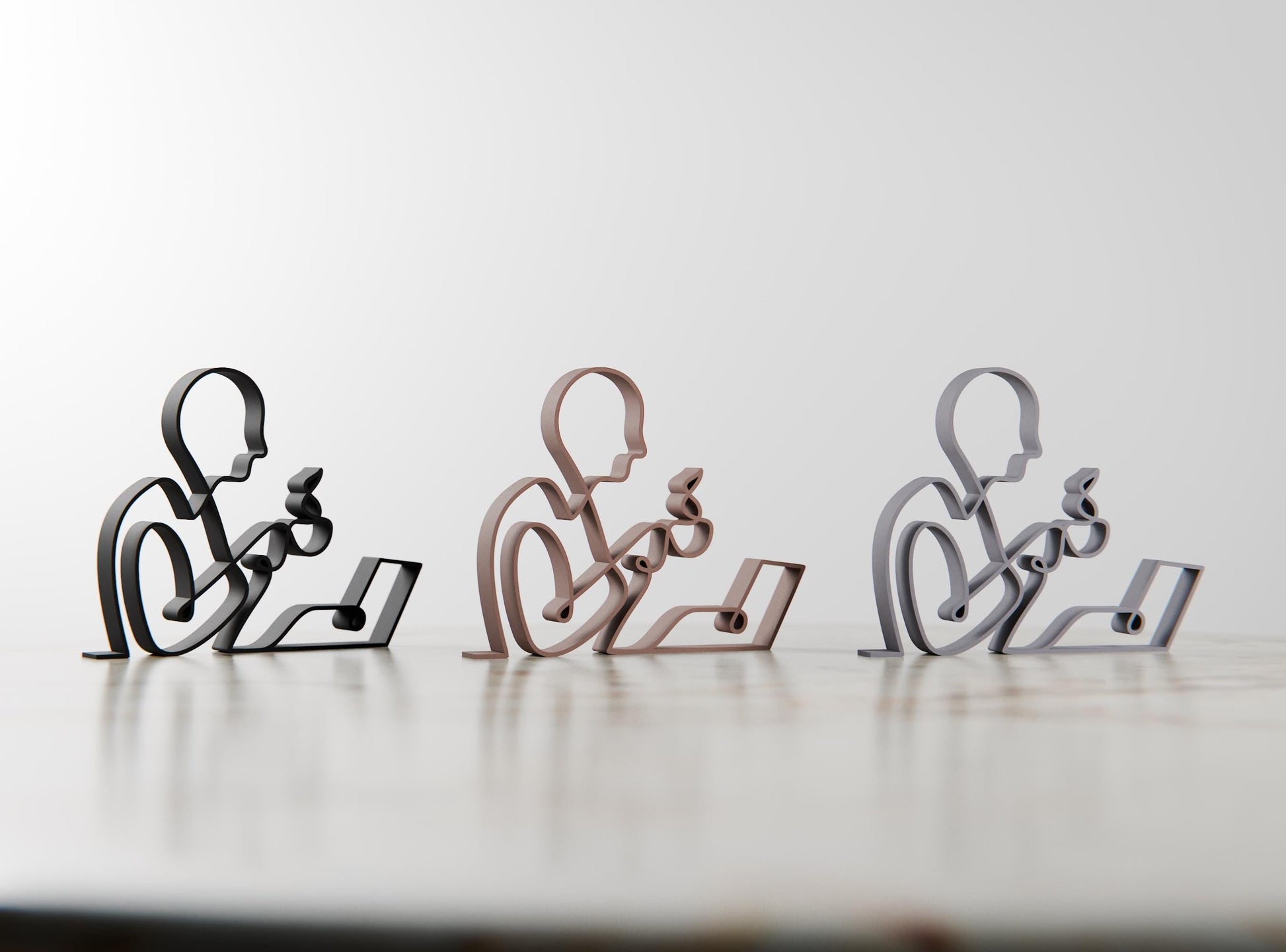 Anatolian Gift BoxOffice Worker - Customized Line Art Figure