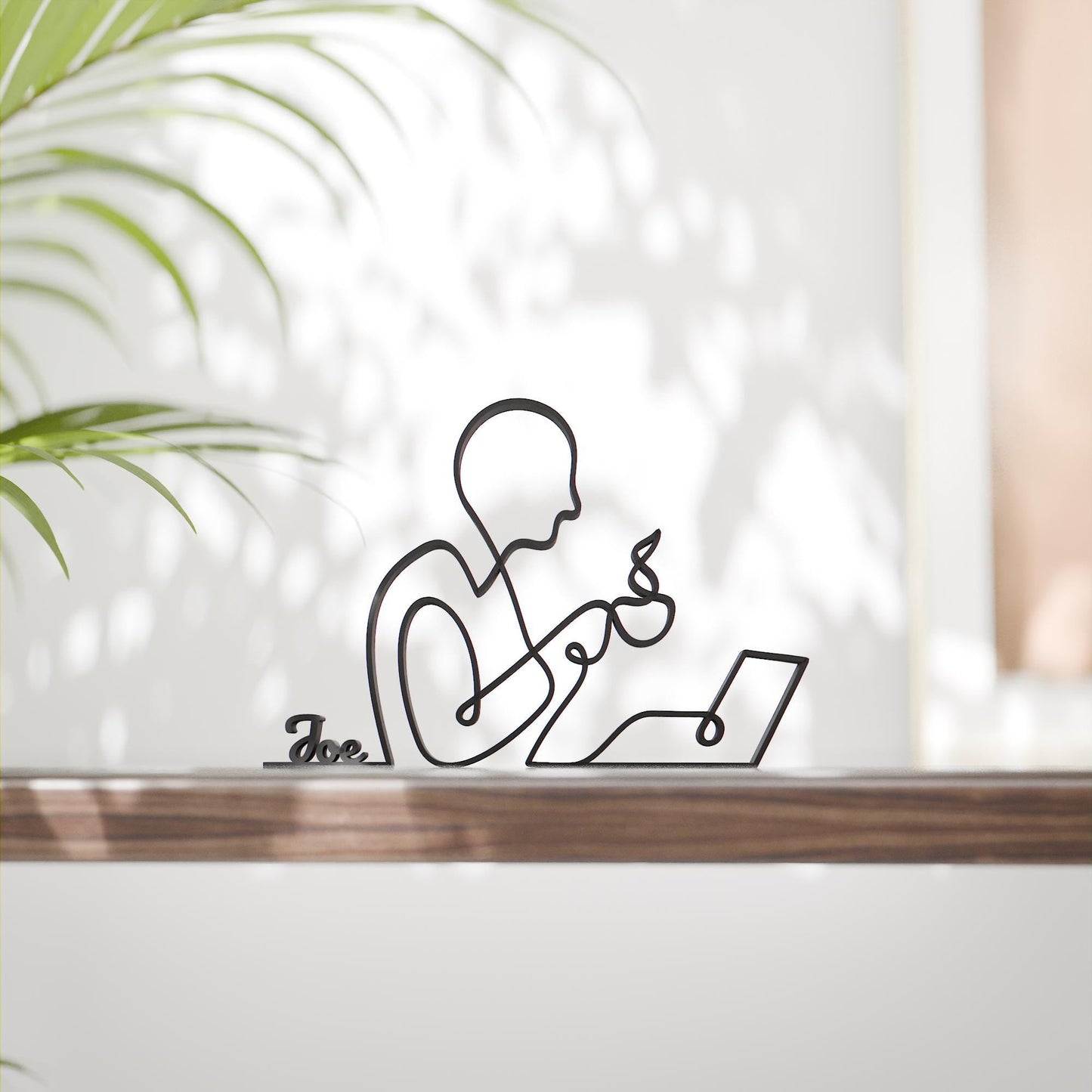 Anatolian Gift BoxOffice Worker - Customized Line Art Figure