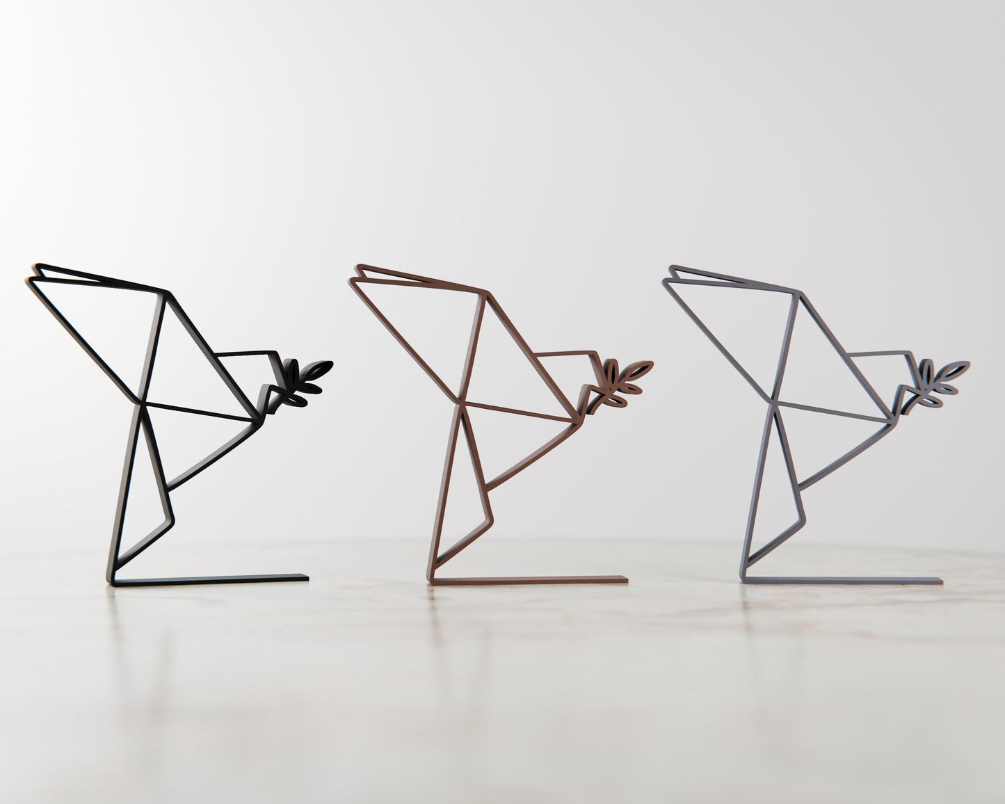 Anatolian Gift BoxOrigami Dove - Customized Line Art Figure