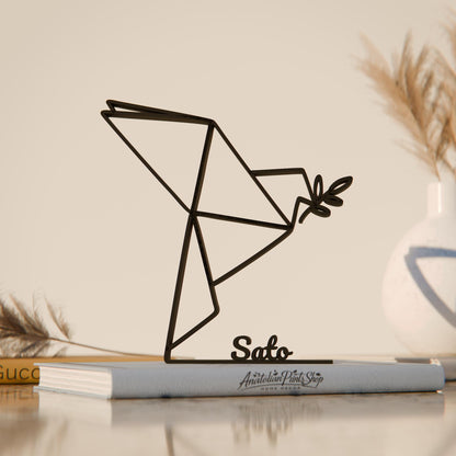 Anatolian Gift BoxOrigami Dove - Customized Line Art Figure