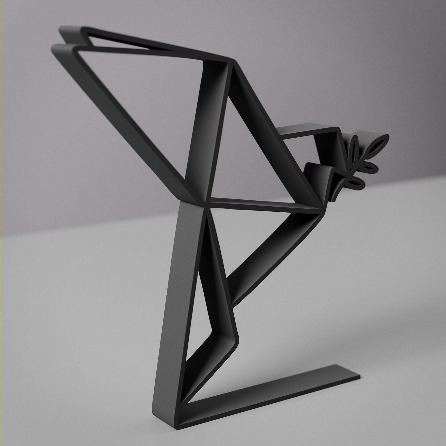 Anatolian Gift BoxOrigami Dove - Customized Line Art Figure