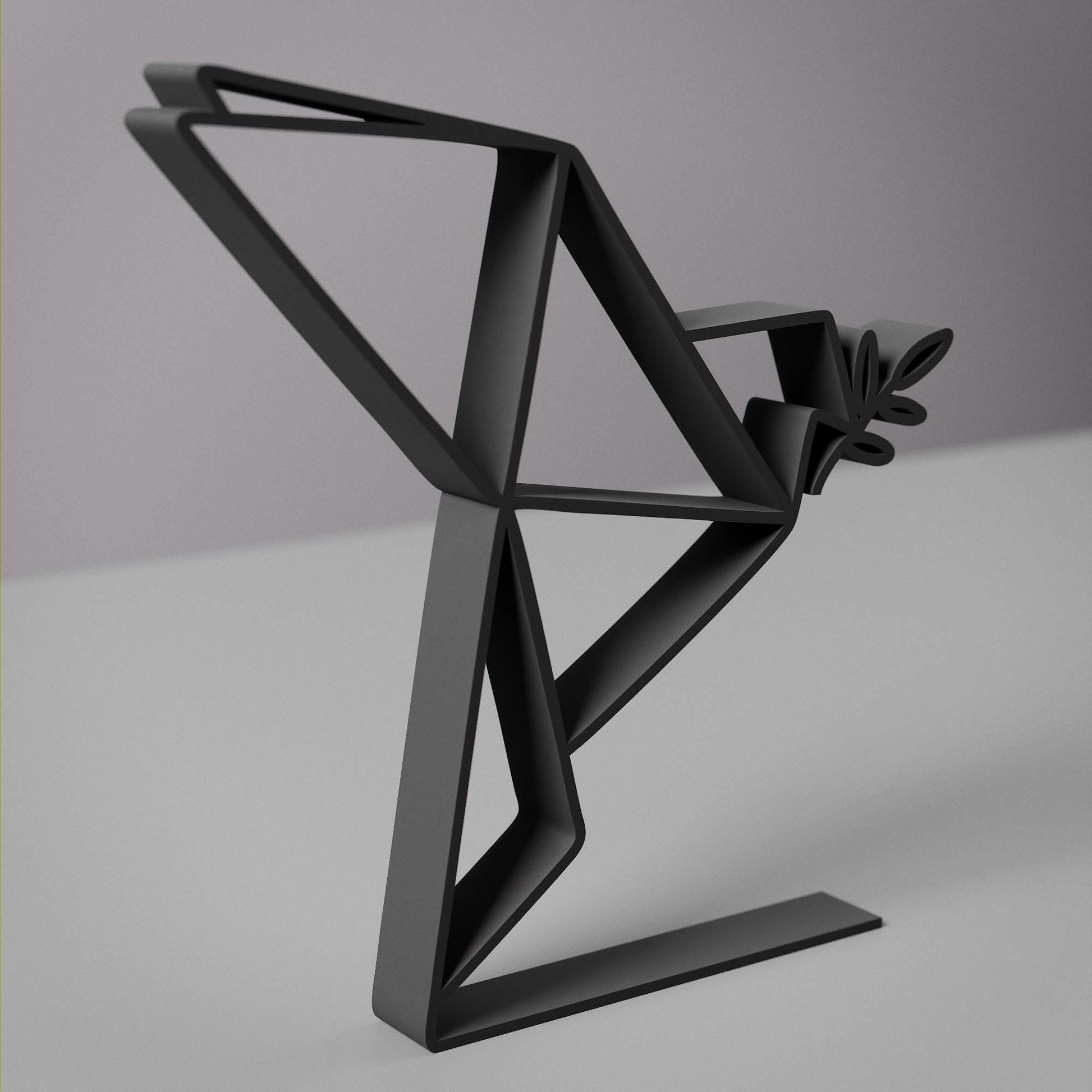 Anatolian Gift BoxOrigami Dove - Customized Line Art Figure