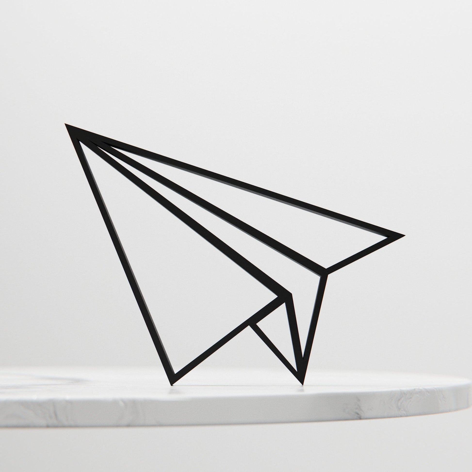 Anatolian Gift BoxOrigami Plane - Line Art Figure