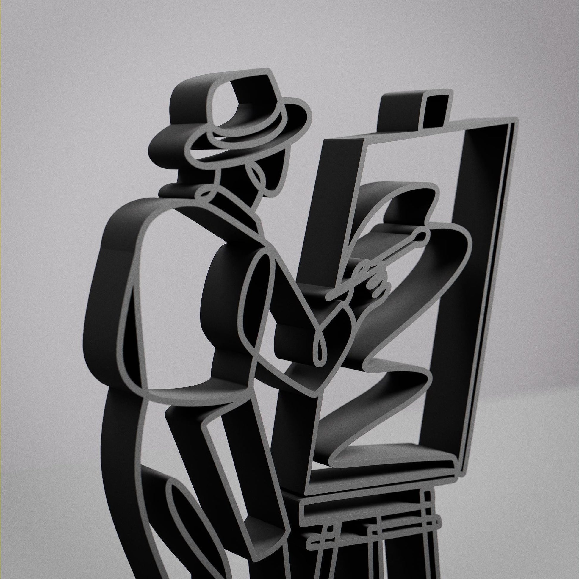 Anatolian Gift BoxPainter - Customized Line Art Figure