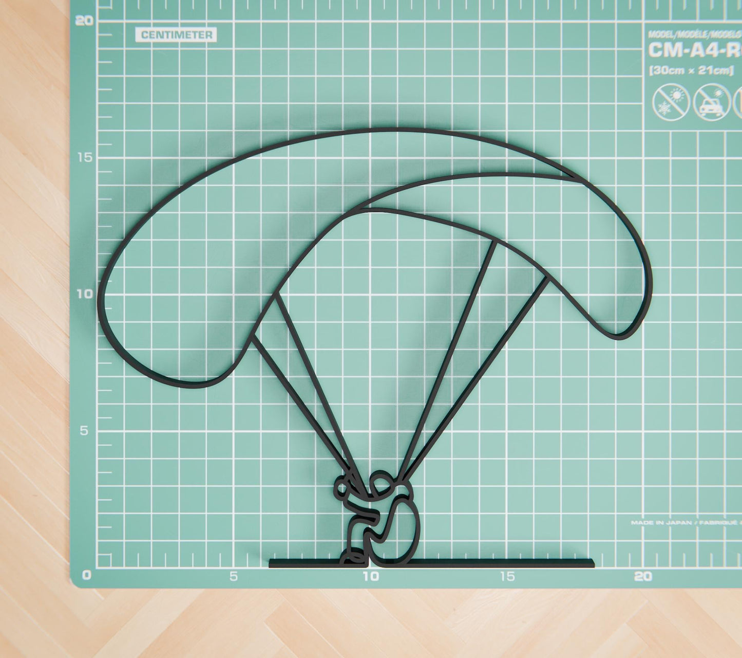 Anatolian Gift BoxParaglider - Customized Line Art Figure