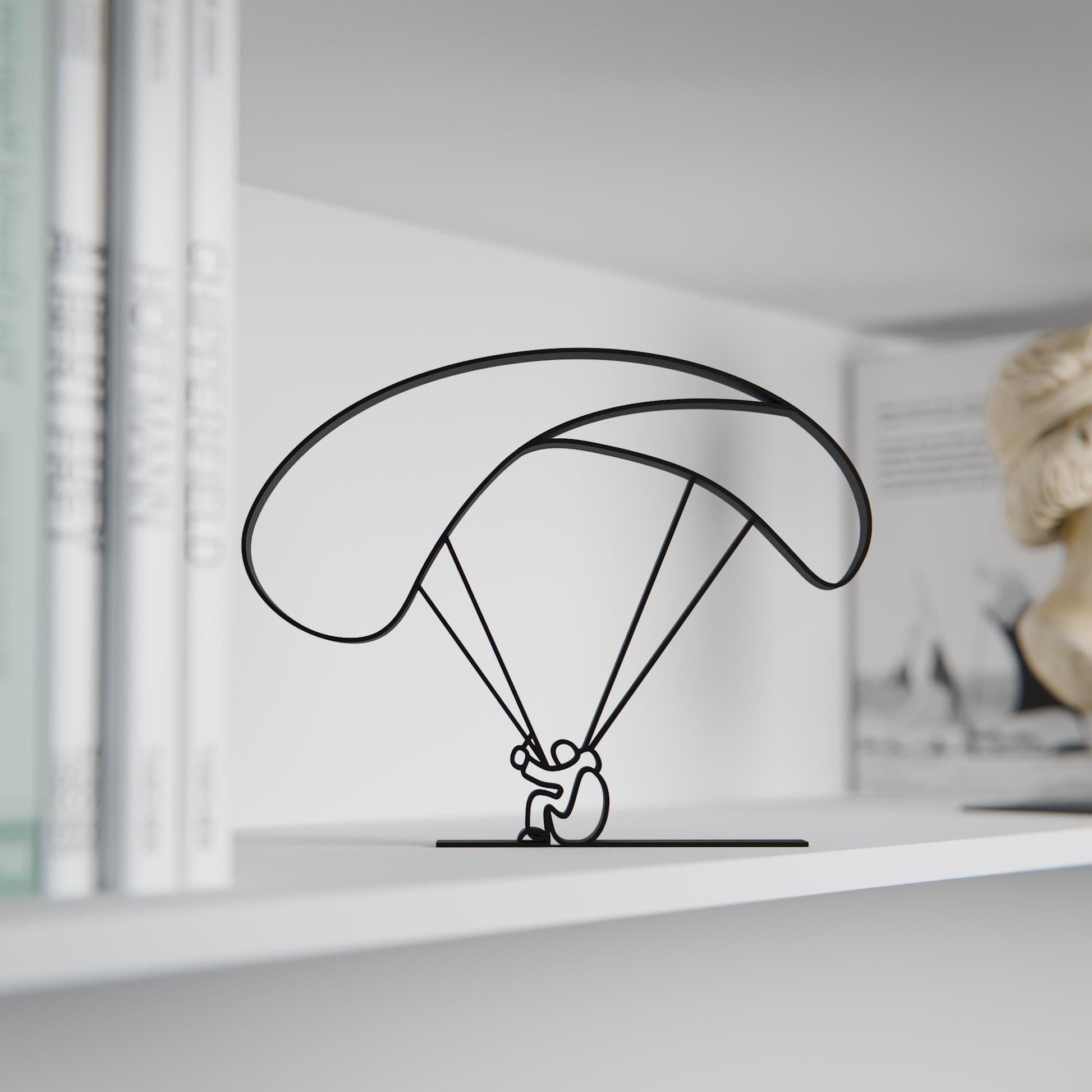 Anatolian Gift BoxParaglider - Customized Line Art Figure