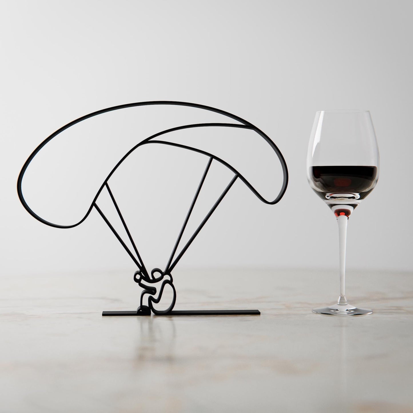 Anatolian Gift BoxParaglider - Customized Line Art Figure