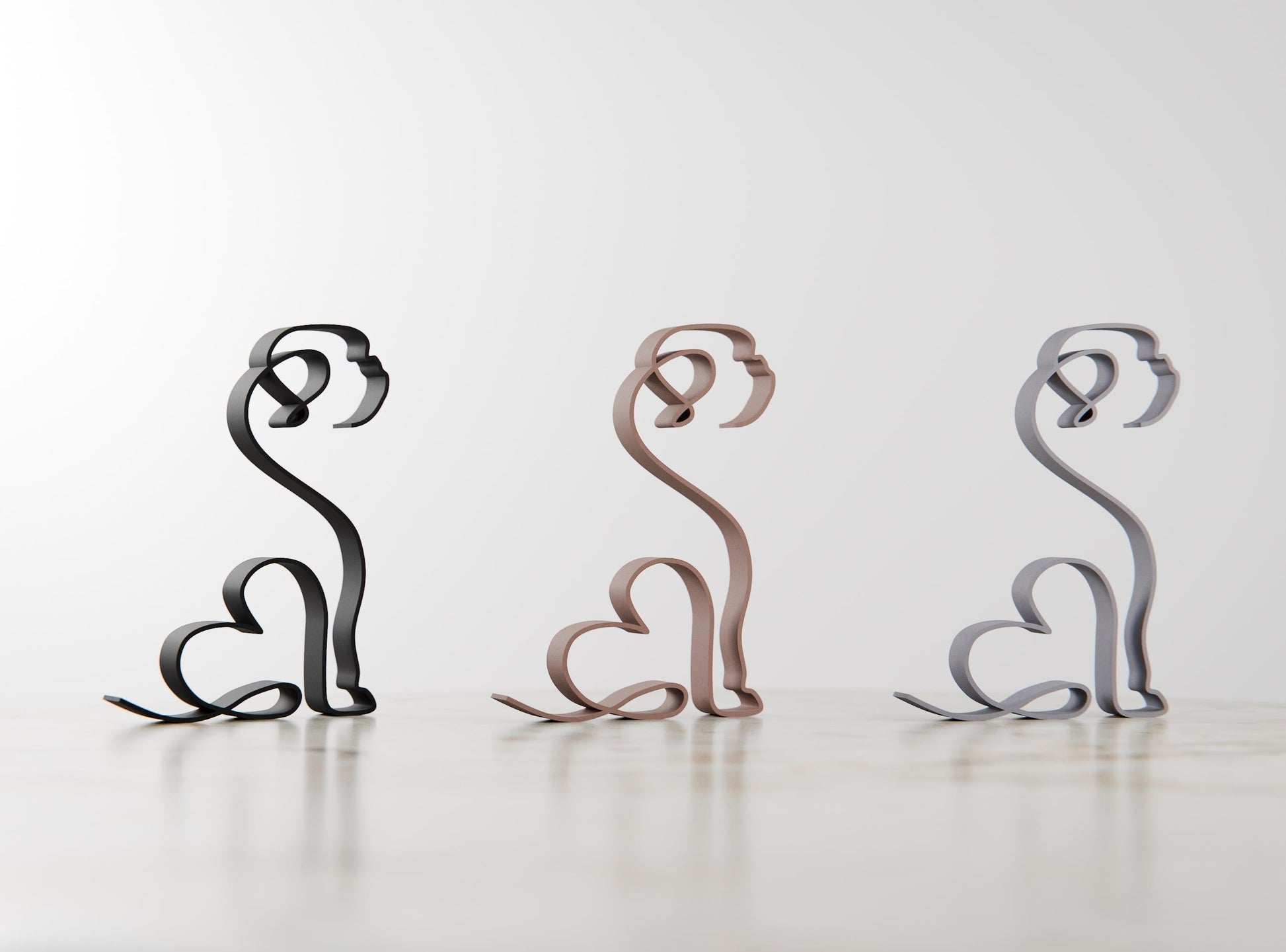 Anatolian Gift BoxPekingese Dog 31 - Line Art Figure