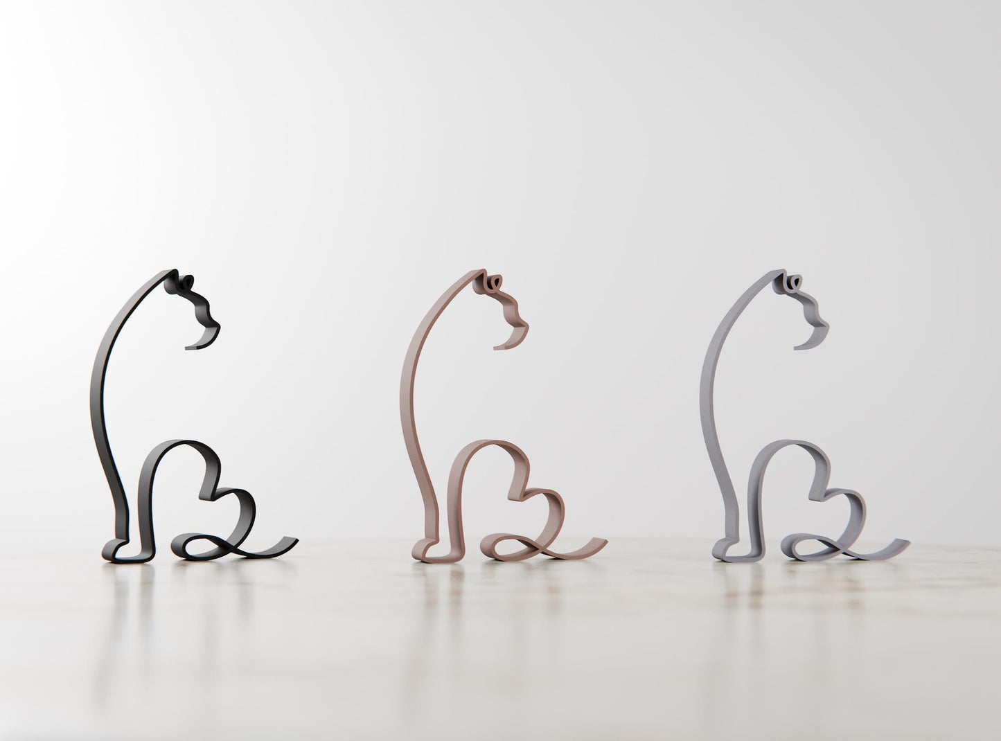 Anatolian Gift BoxPersian Cat 02 - Line Art Figure