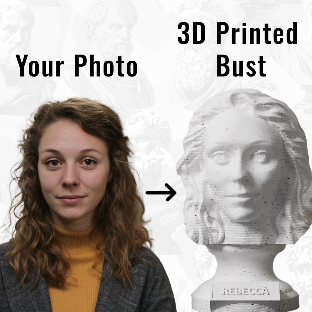 Anatolian Gift BoxPersonalized 3D Printed Bust from Photo