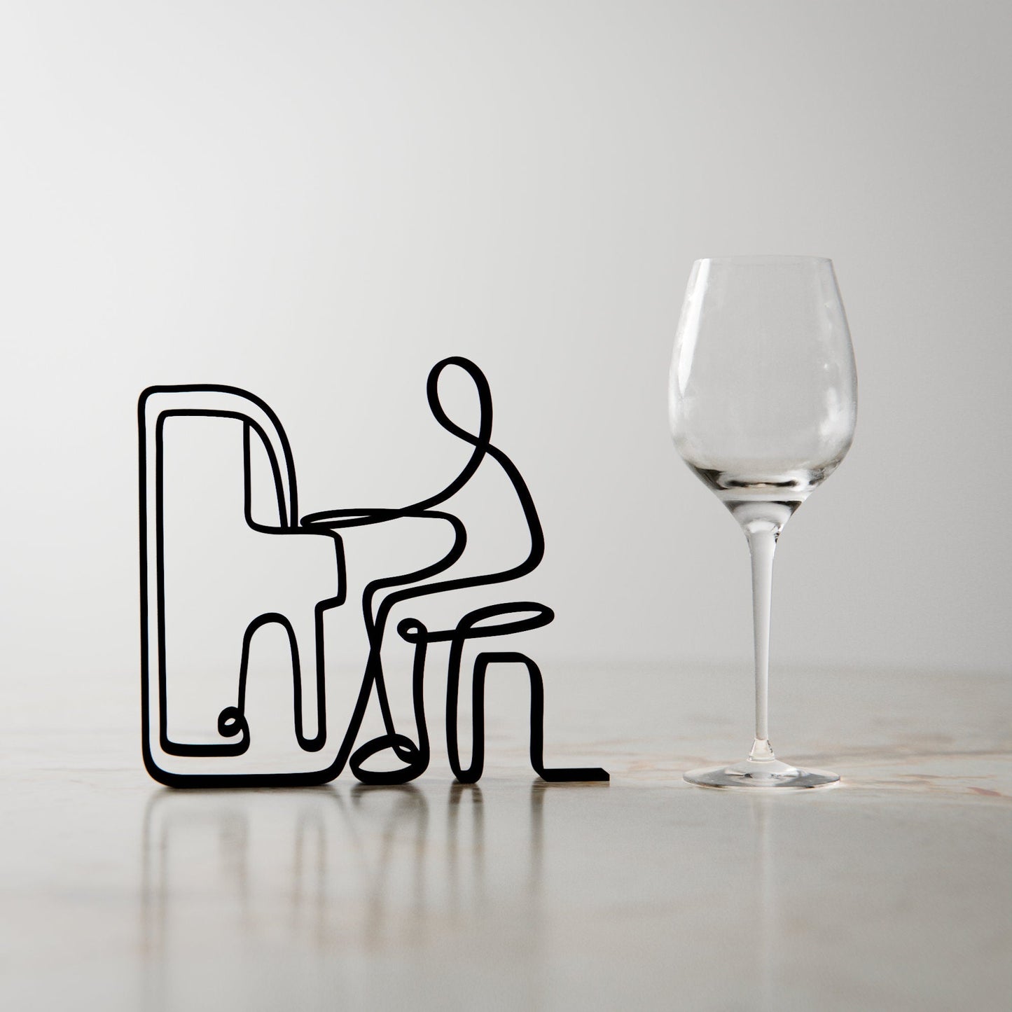 Anatolian Gift BoxPianist 02 - Customized Line Art Figure