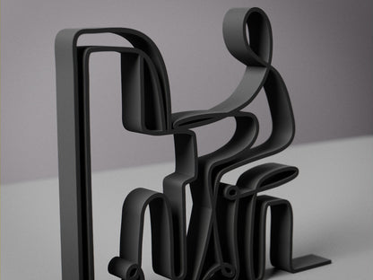 Anatolian Gift BoxPianist 02 - Customized Line Art Figure