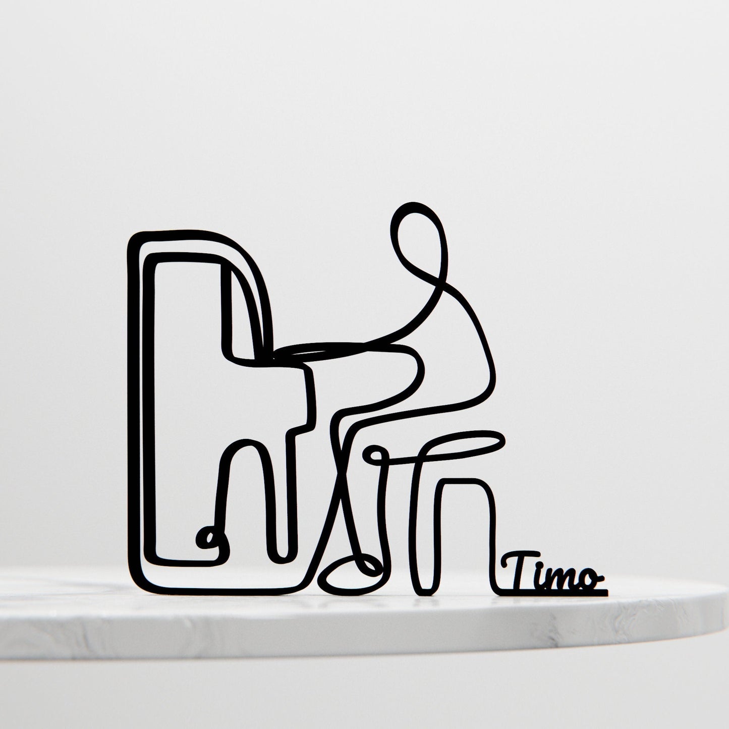 Anatolian Gift BoxPianist 02 - Customized Line Art Figure