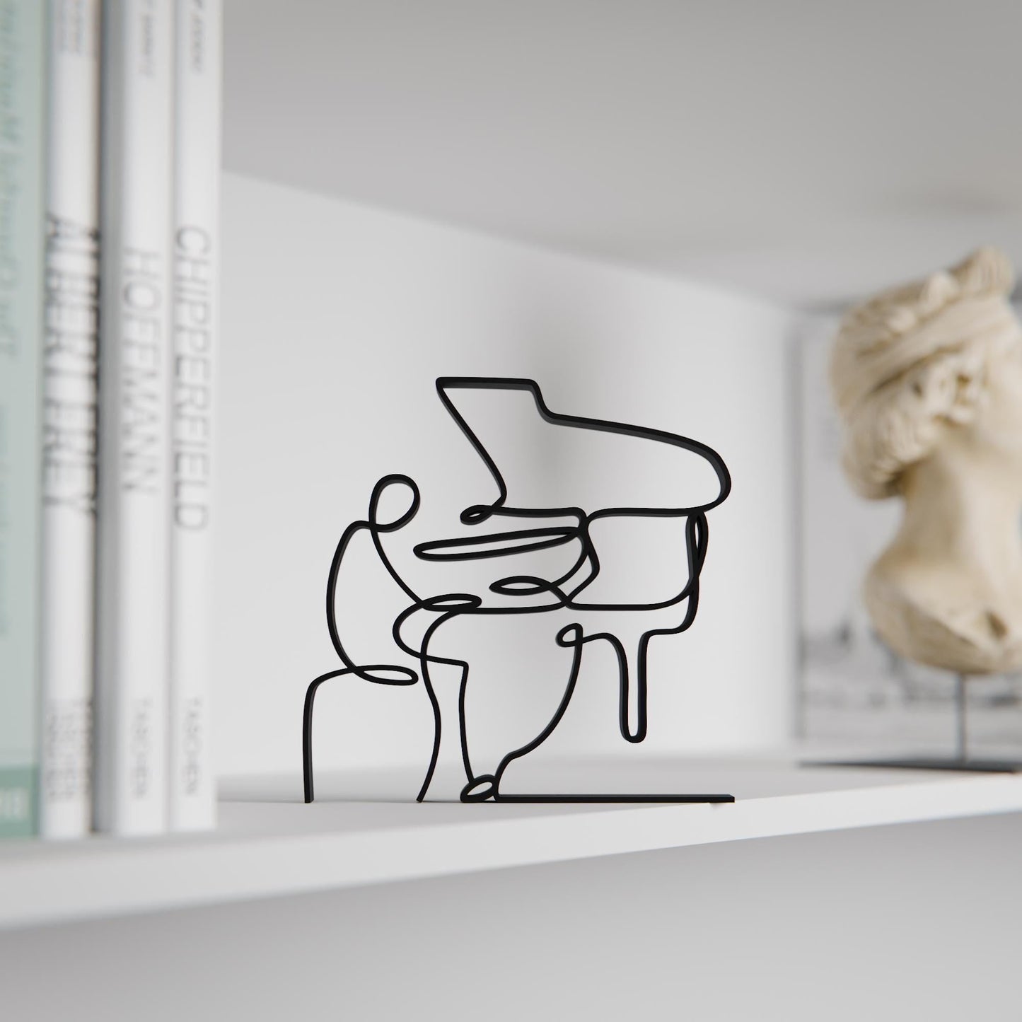 Anatolian Gift BoxPianist - Customized Line Art Figure