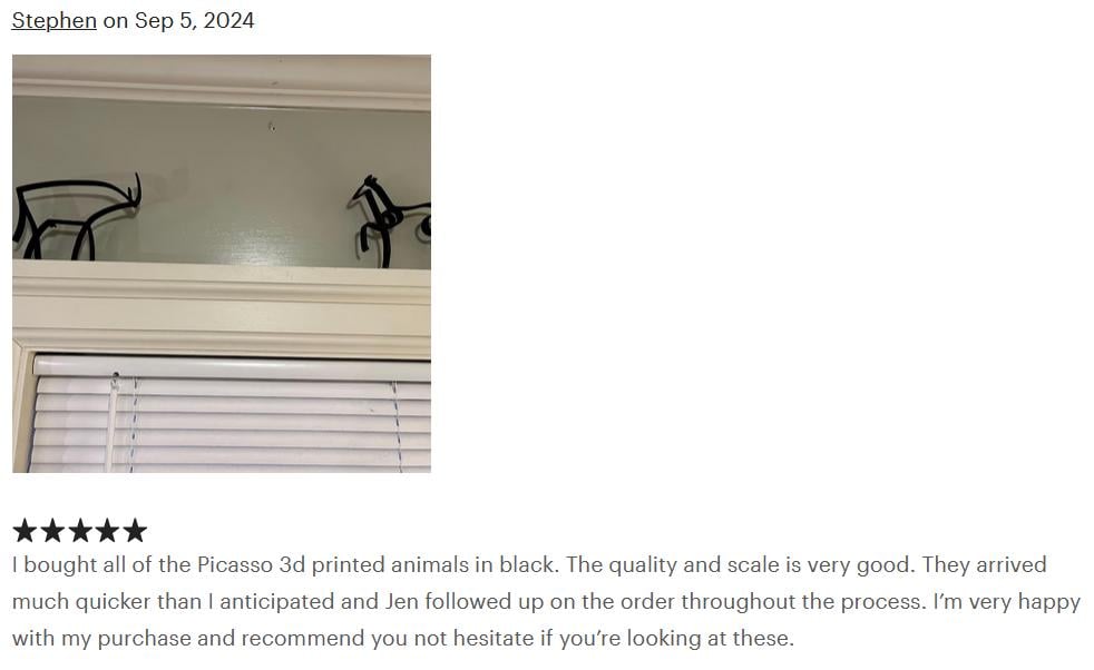 Anatolian Gift BoxPicasso's Camel - Line Art Figure