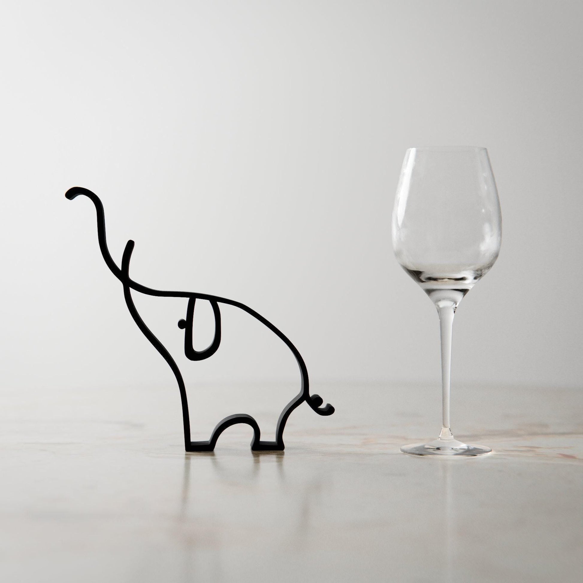 Anatolian Gift BoxPicasso's Elephant - Line Art Figure