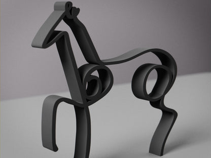 Anatolian Gift BoxPicasso's Horse - Line Art Figure