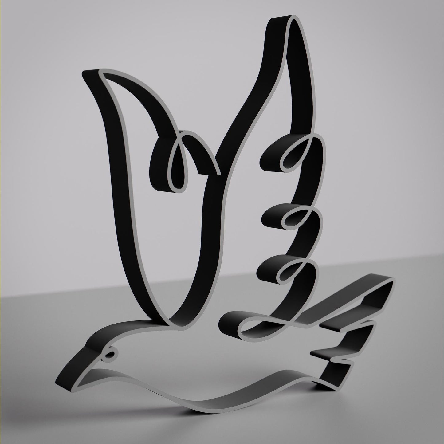 Anatolian Gift BoxPigeon - Line Art Figure