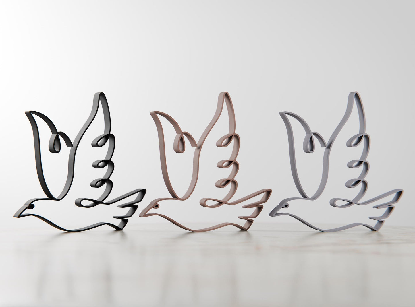 Anatolian Gift BoxPigeon - Line Art Figure