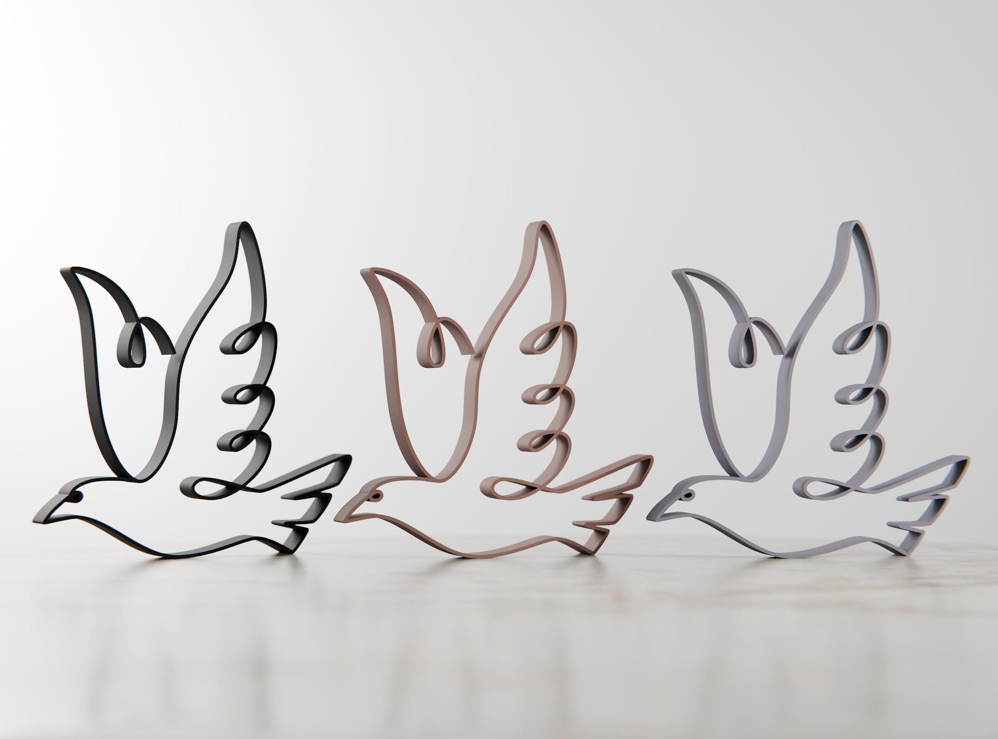 Anatolian Gift BoxPigeon - Line Art Figure