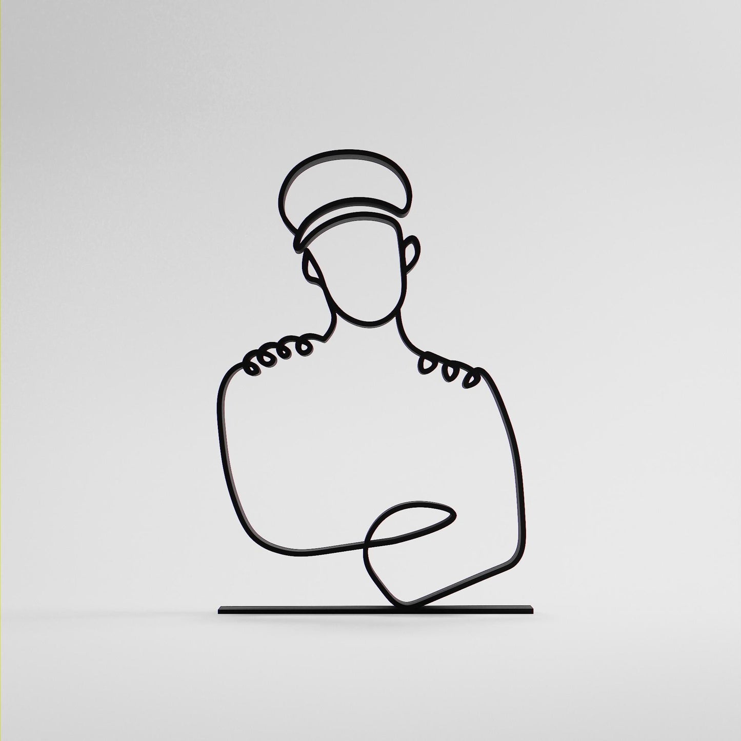 Anatolian Gift BoxPilot - Customized Line Art Figure