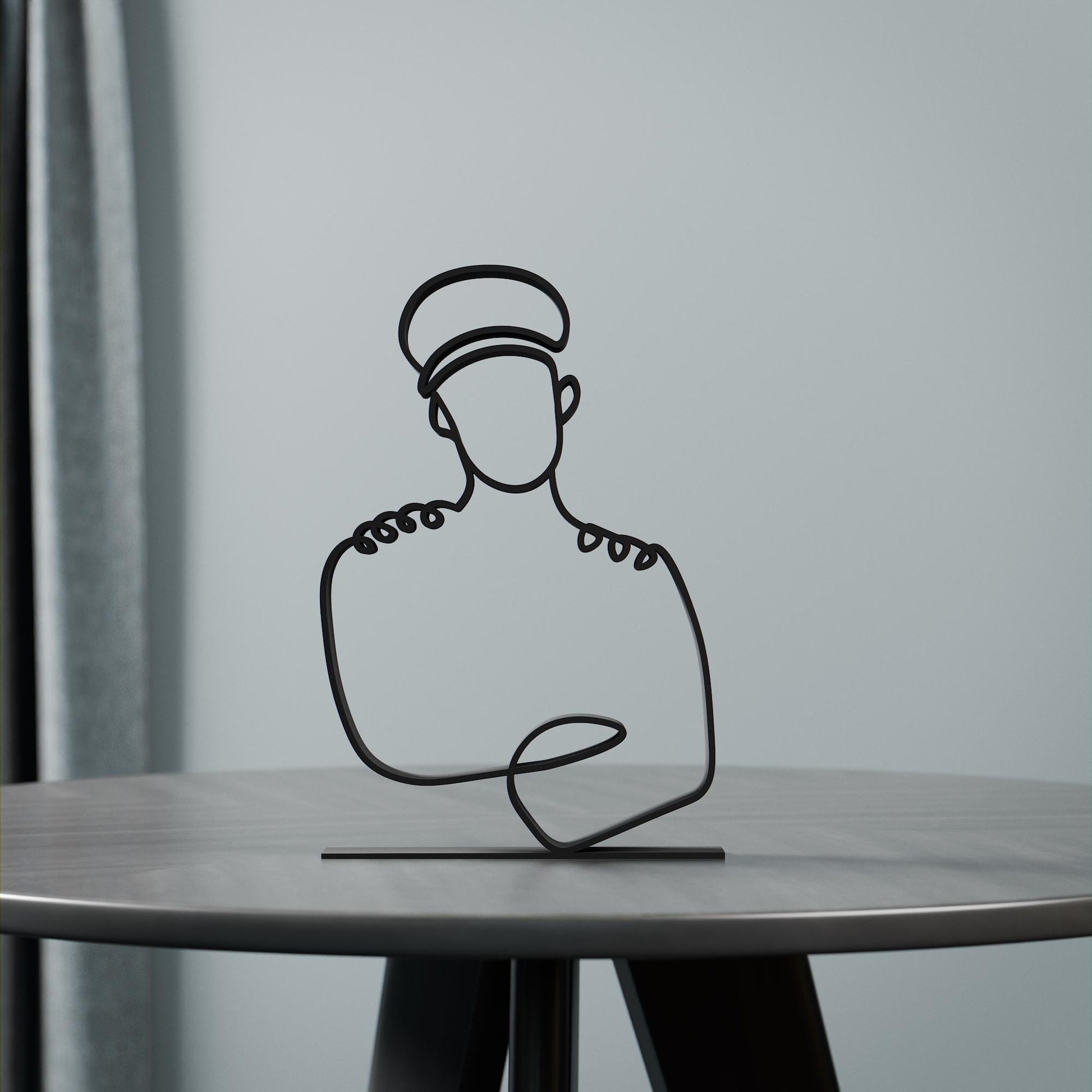 Anatolian Gift BoxPilot - Customized Line Art Figure