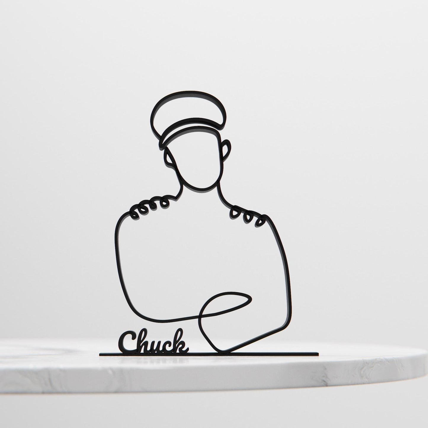 Anatolian Gift BoxPilot - Customized Line Art Figure