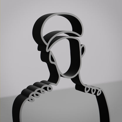 Anatolian Gift BoxPilot - Customized Line Art Figure