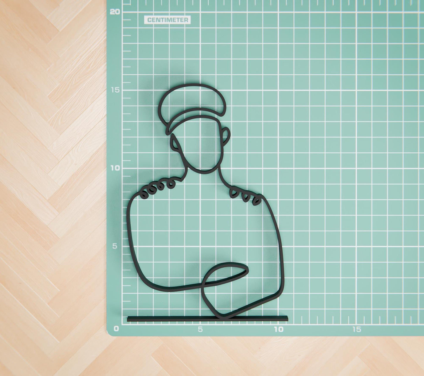 Anatolian Gift BoxPilot - Customized Line Art Figure