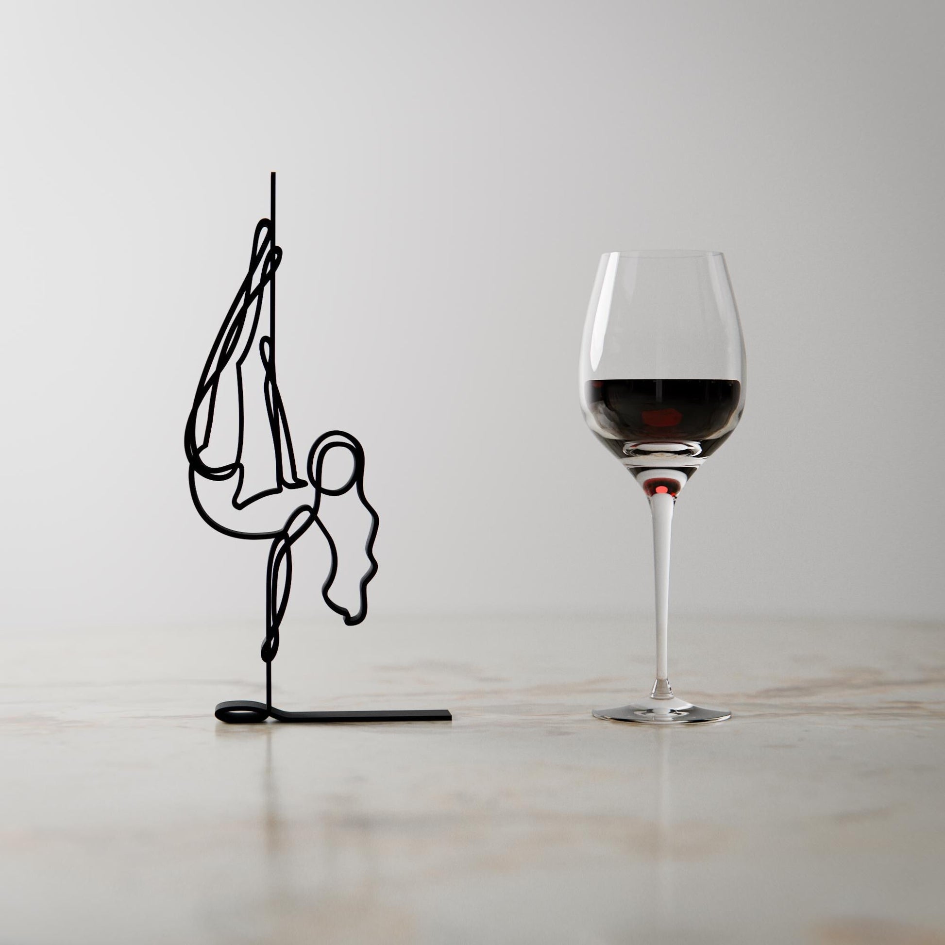 Anatolian Gift BoxPole Dancer - Customized Line Art Figure