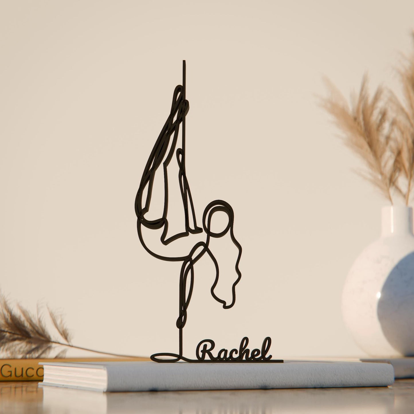 Anatolian Gift BoxPole Dancer - Customized Line Art Figure