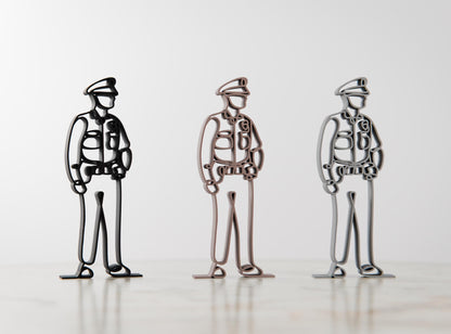 Anatolian Gift BoxPoliceman/Police Officer - Customized Line Art Figure