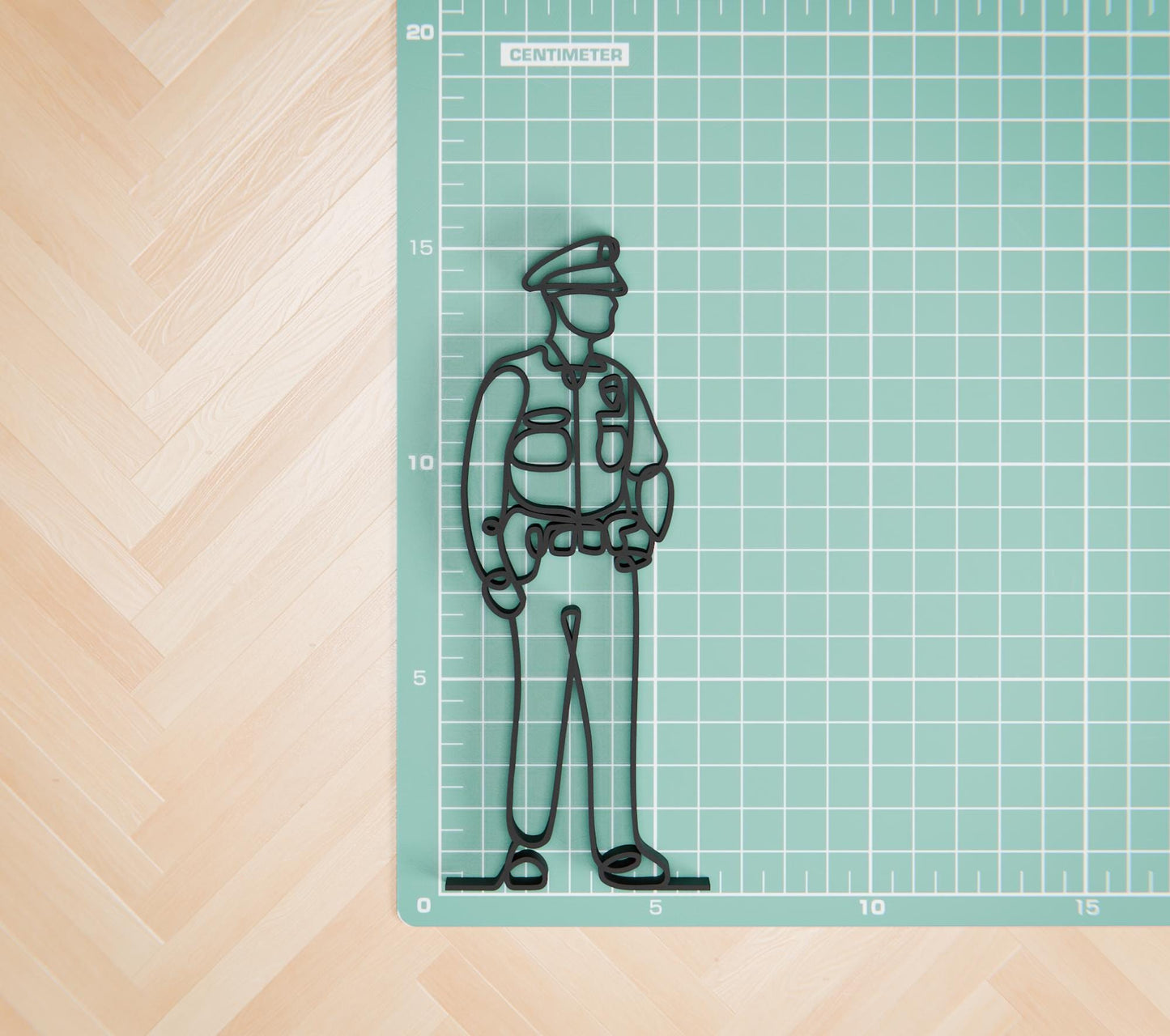 Anatolian Gift BoxPoliceman/Police Officer - Customized Line Art Figure