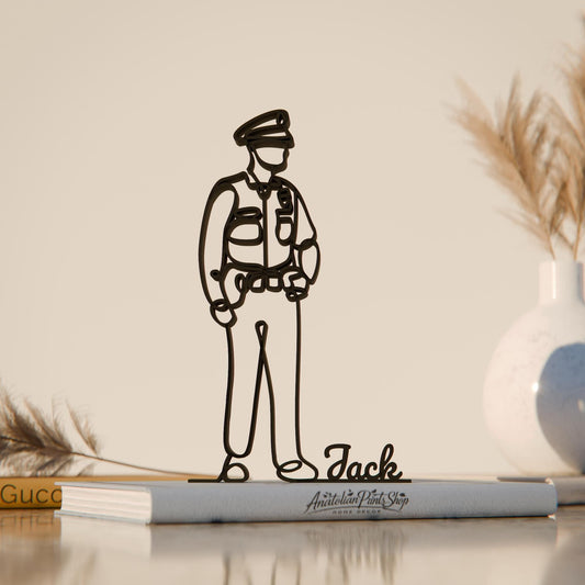 Anatolian Gift BoxPoliceman/Police Officer - Customized Line Art Figure