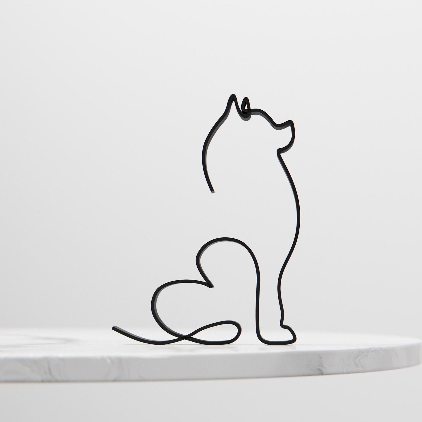 Anatolian Gift BoxPomeranian Dog 12 - Line Art Figure
