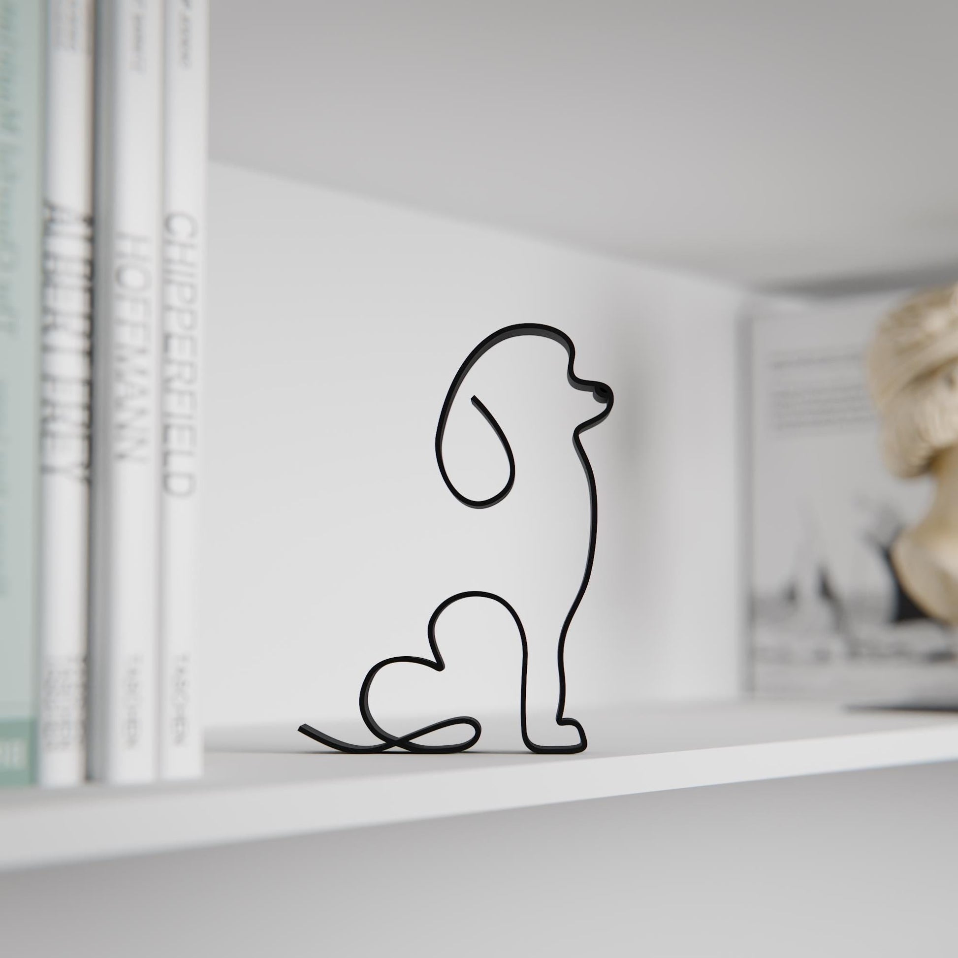 Anatolian Gift BoxPoodle Dog 01 - Line Art Figure