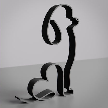 Anatolian Gift BoxPoodle Dog 01 - Line Art Figure