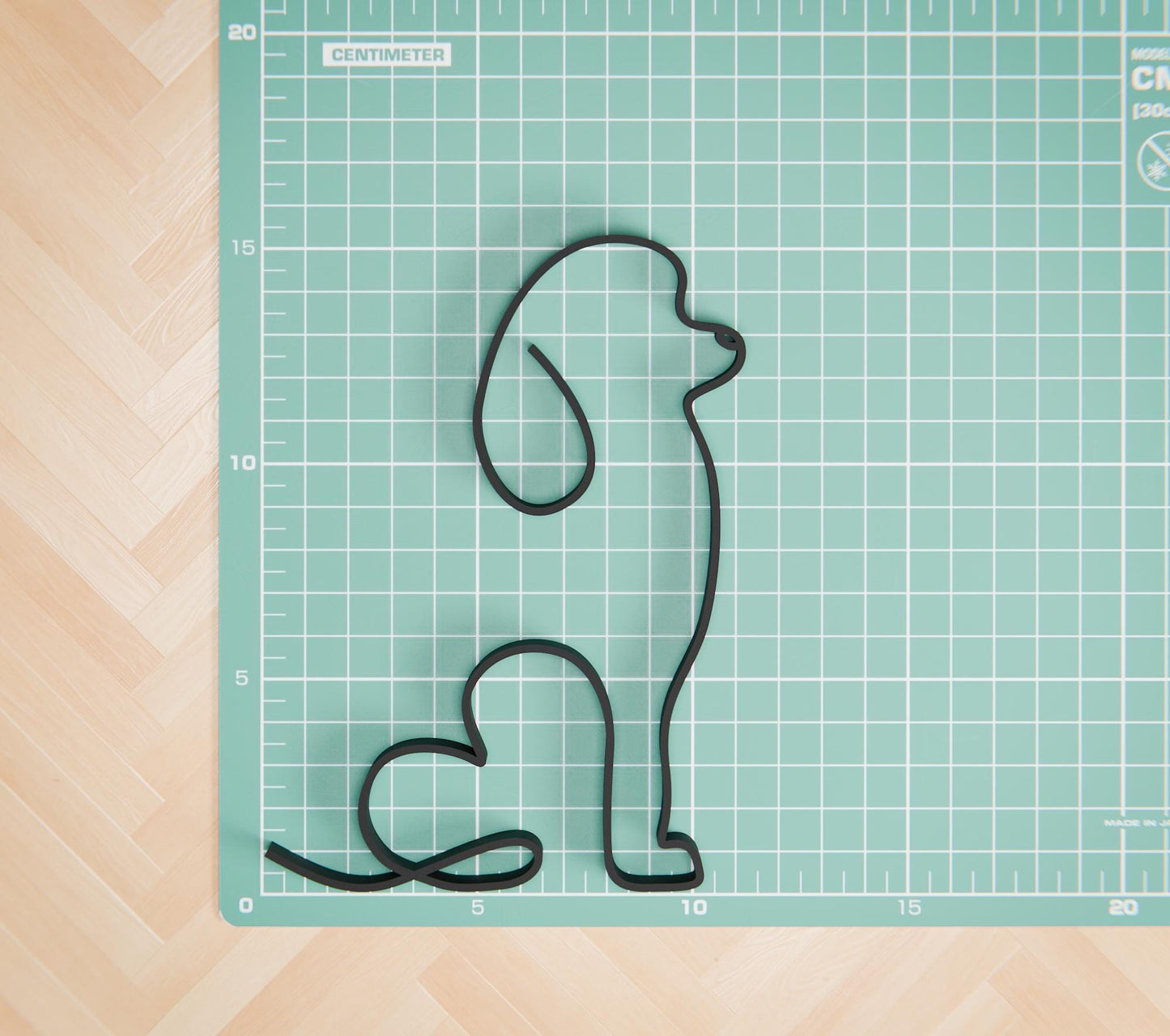 Anatolian Gift BoxPoodle Dog 01 - Line Art Figure