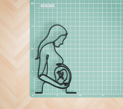 Anatolian Gift BoxPregnant Mom - Customized Line Art Figure