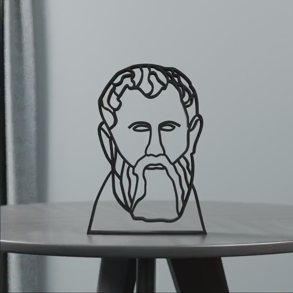 Zeno - Line Art Figure