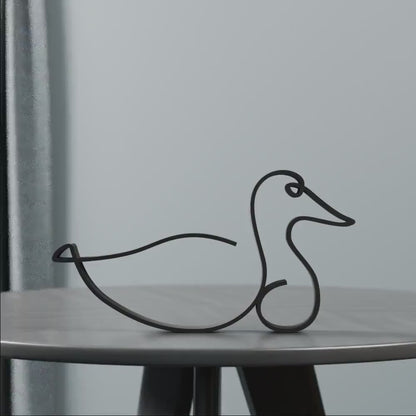 Duck - Line Art Figure