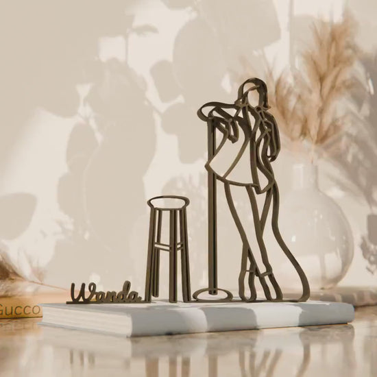 Female Stand-Up Comedian Figure