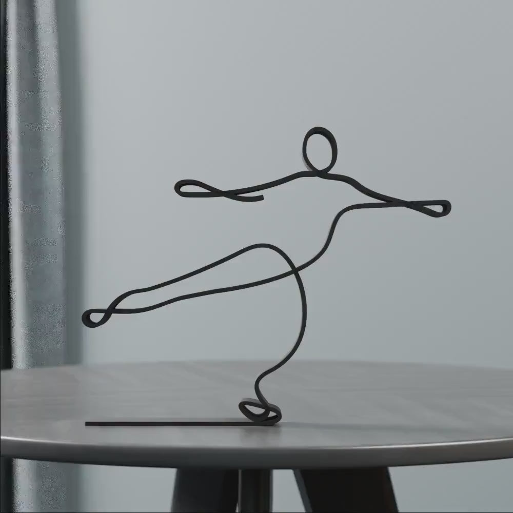 Figure Skater - Customized Line Art Figure