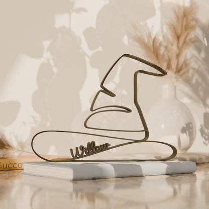 Wizard Hat - Customized Line Art Figure