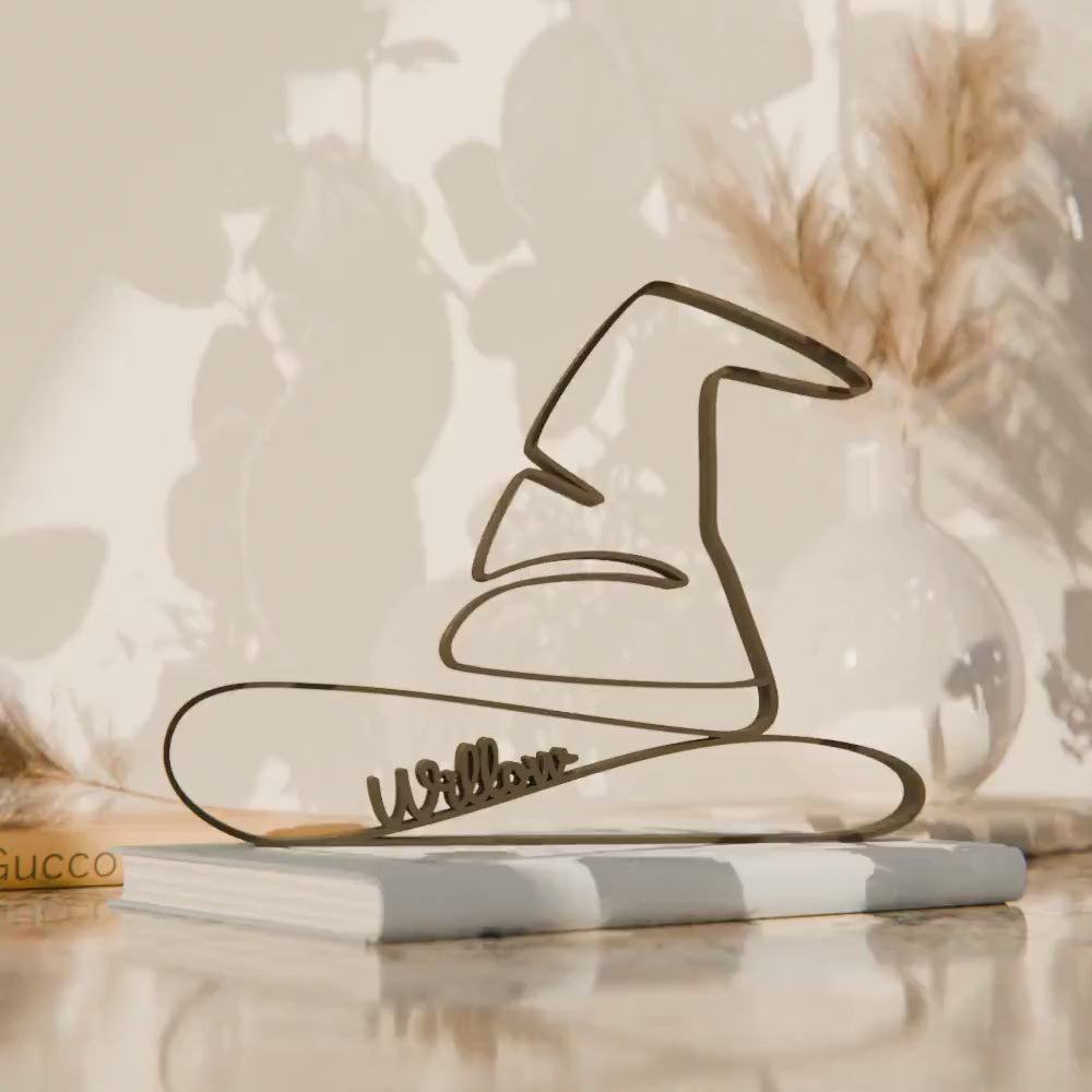 Wizard Hat - Customized Line Art Figure