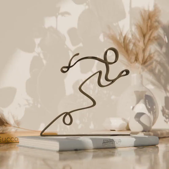 Runner - Customized Line Art Figure